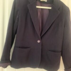 Adolfo Studio navy blazer